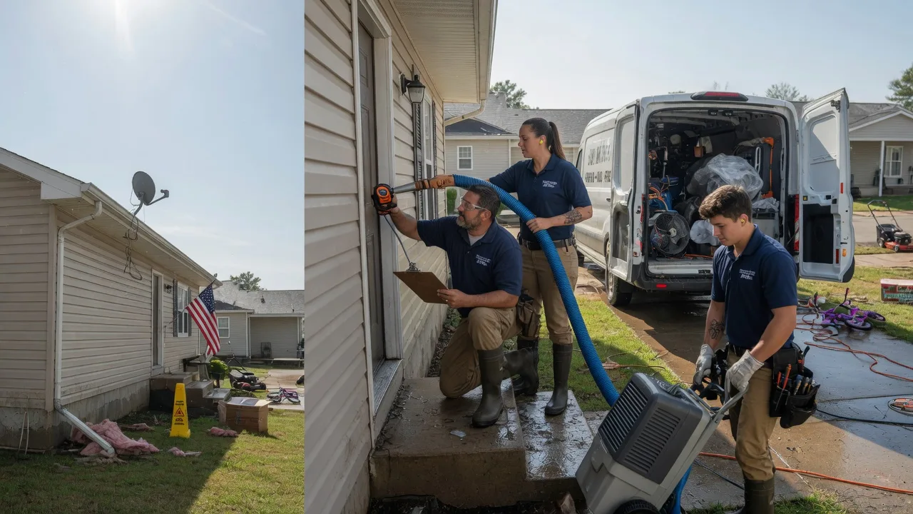 Ceiling Water Damage Restoration in Byers, KS near me